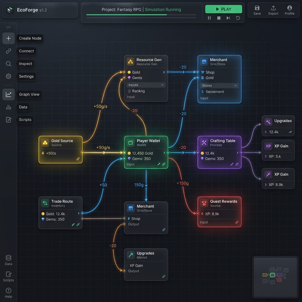 EcoProSim Dashboard
